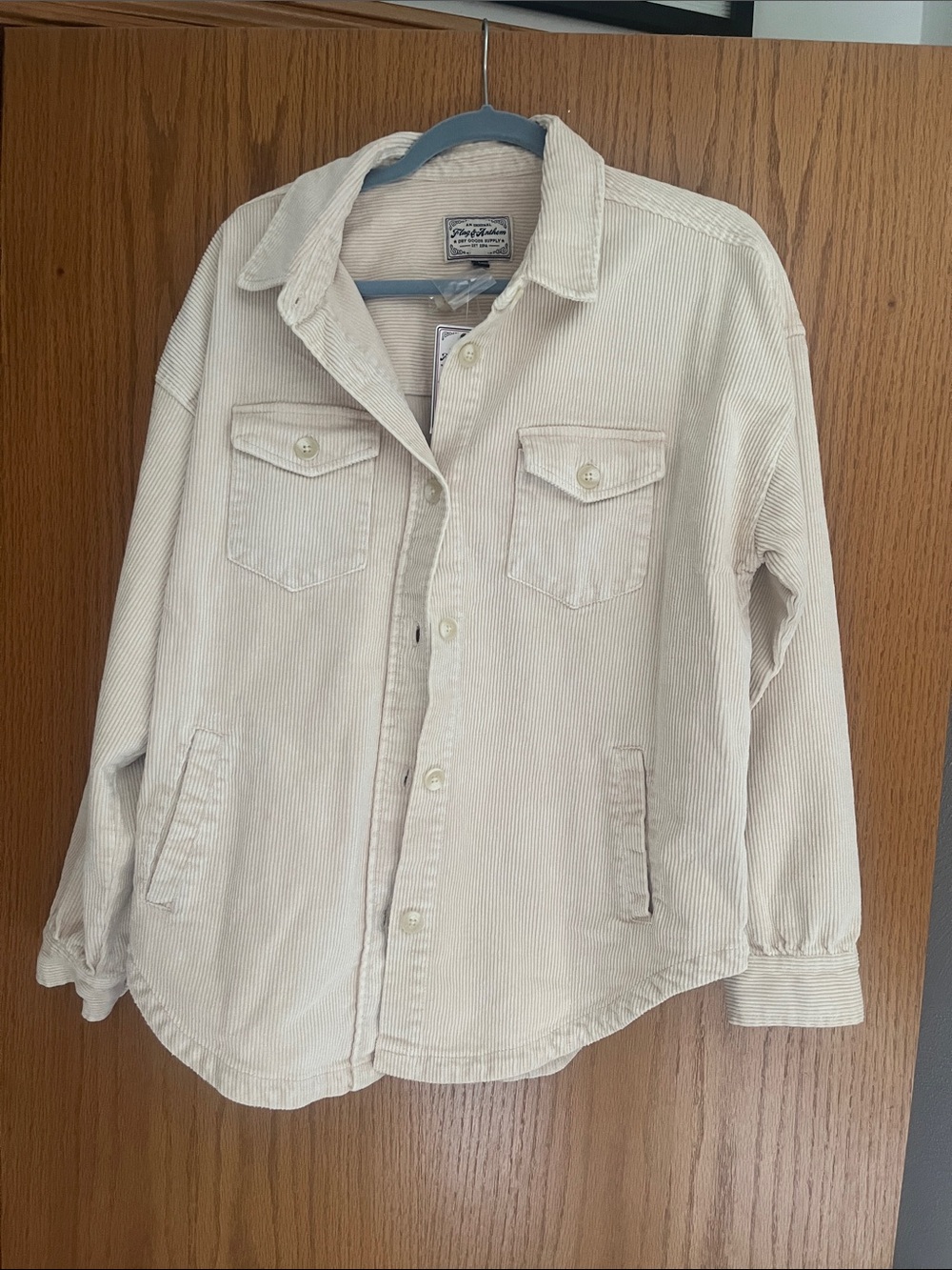 Flag & Anthem Women's Cream Button-Down Shirt